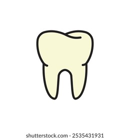 Ícone de vetor colorido dentado no plano de fundo branco