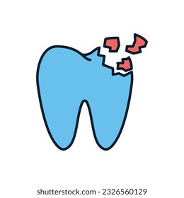 Icono del vector relacionado con choque dental. Signo de choque dental. Aislado en fondo blanco