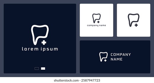 tooth cross dental center logo 