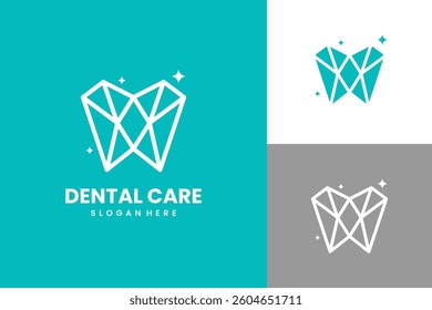 Tooth Dental Care Logo Design - Vector