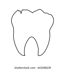 tooth dental care related icon image 