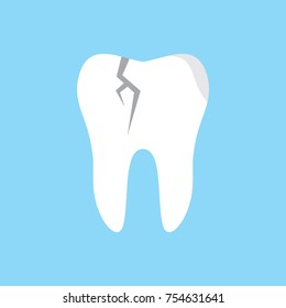 Tooth with dental caries 