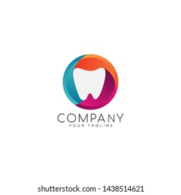 Tooth Dental Concept Logo Vector