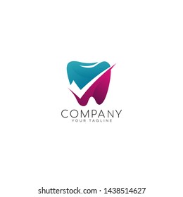 Tooth Dental Concept Logo Vector