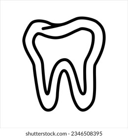 Tooth dental dentistry vector icon