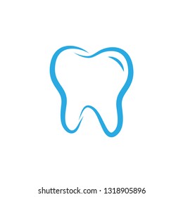 Tooth dental icon design template vector graphic illustration