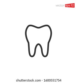 Tooth Dental Icon Design Vector