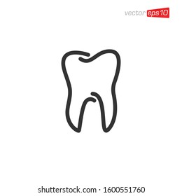Tooth Dental Icon Design Vector