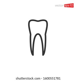 Tooth Dental Icon Design Vector
