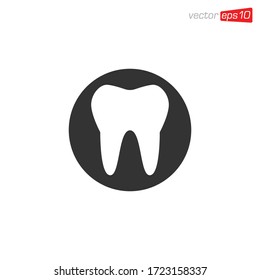 Tooth Dental Icon Design Vector