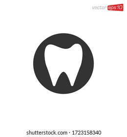 Tooth Dental Icon Design Vector
