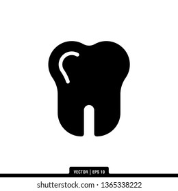 Tooth Dental Icon Vector Illustration Logo Template