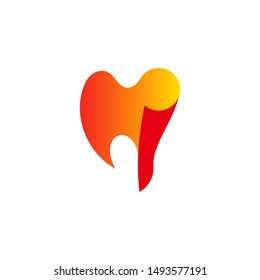 tooth for dental logo design template