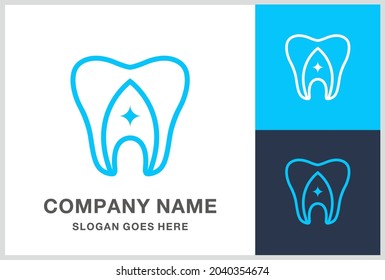 Tooth Dental Logo Design Vector