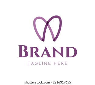 Tooth Dental logo icon design template. Abstract initial letter M logo. Simple, modern, minimalist style. Dental clinic vector sign mark icon. Usable for Dentist, Dental Care and Medical Logos.
 
