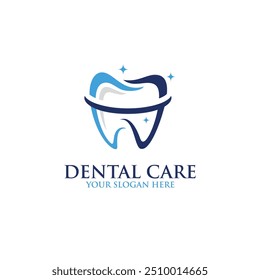 Tooth dental logo vector illustration