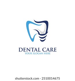 Tooth dental logo vector illustration