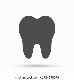 Tooth. Dental, medicine and health concept design element