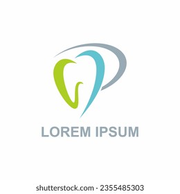 Tooth dentist technology logo vector image
