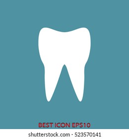 tooth, dentistry, nursing, vector icon, eps10