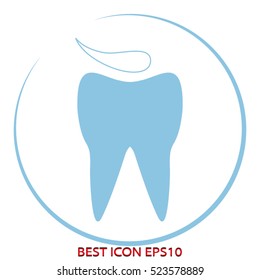tooth, dentistry, nursing, vector icon, eps10