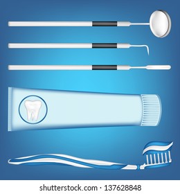 tooth design element. vector mesh illustration
