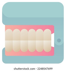 Tooth design element for website, application, printing, document, poster design, etc.