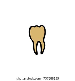 tooth doodle icon