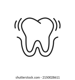 Tooth extraction icon. High quality black vector illustration.