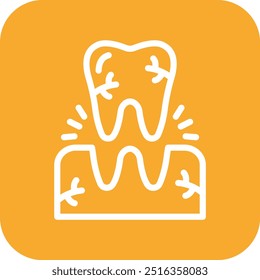 Tooth Extraction Vector Icon Design Illustration