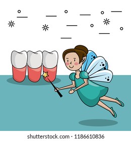 Tooth fairy cartoon