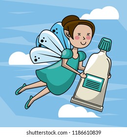 Tooth fairy cartoon