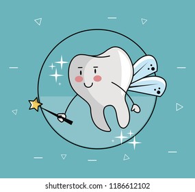 Tooth fairy cartoon