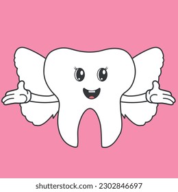 Tooth fairy in groove style.