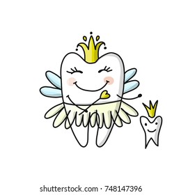Tooth fairy, sketch for your design
