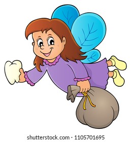 Tooth fairy theme image 1 - eps10 vector illustration.