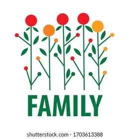 Tooth Flower circle pattern for Dental logo design. Dental care logo design.