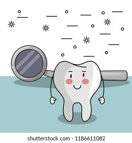 Tooth funny cartoon
