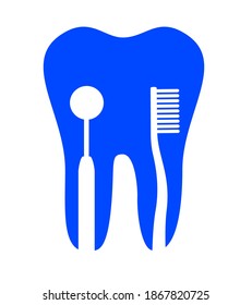 Tooth graphic for dentistry in vector quality.