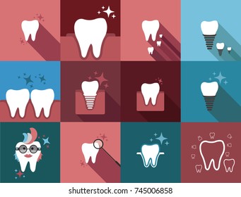 Tooth in gums,tooth implant