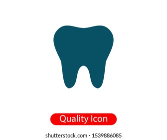 Tooth healthy icon, clean tooth 