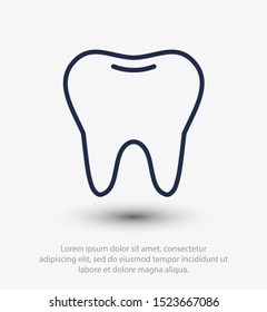 Tooth healthy icon, clean tooth, dentistry symbol, care, dentist icon, medical sign
