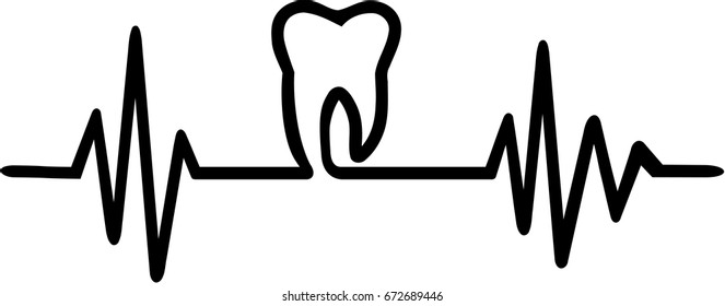 Tooth heartbeat line
