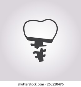 Tooth icon. 