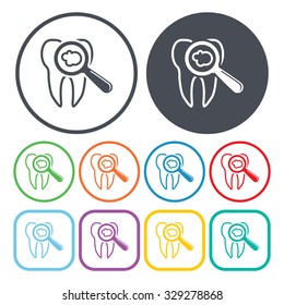 Tooth icon. 