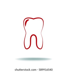 Tooth. Icon.