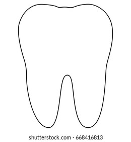 Tooth icon .