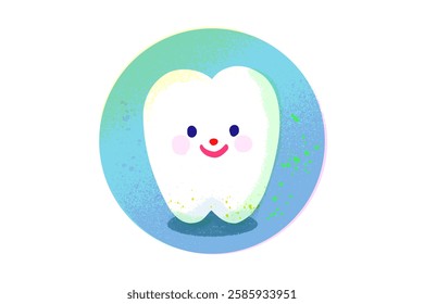  Tooth icon. Clean teeth. vector healthy shiny tooth. Dental care, protection and whitening. Vector illustration