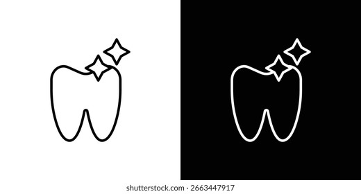 Tooth icon for concept and graphic design. Collection of high quality black style vector icons