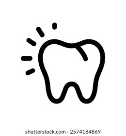 Tooth Icon Dental Care,Shining Clean 